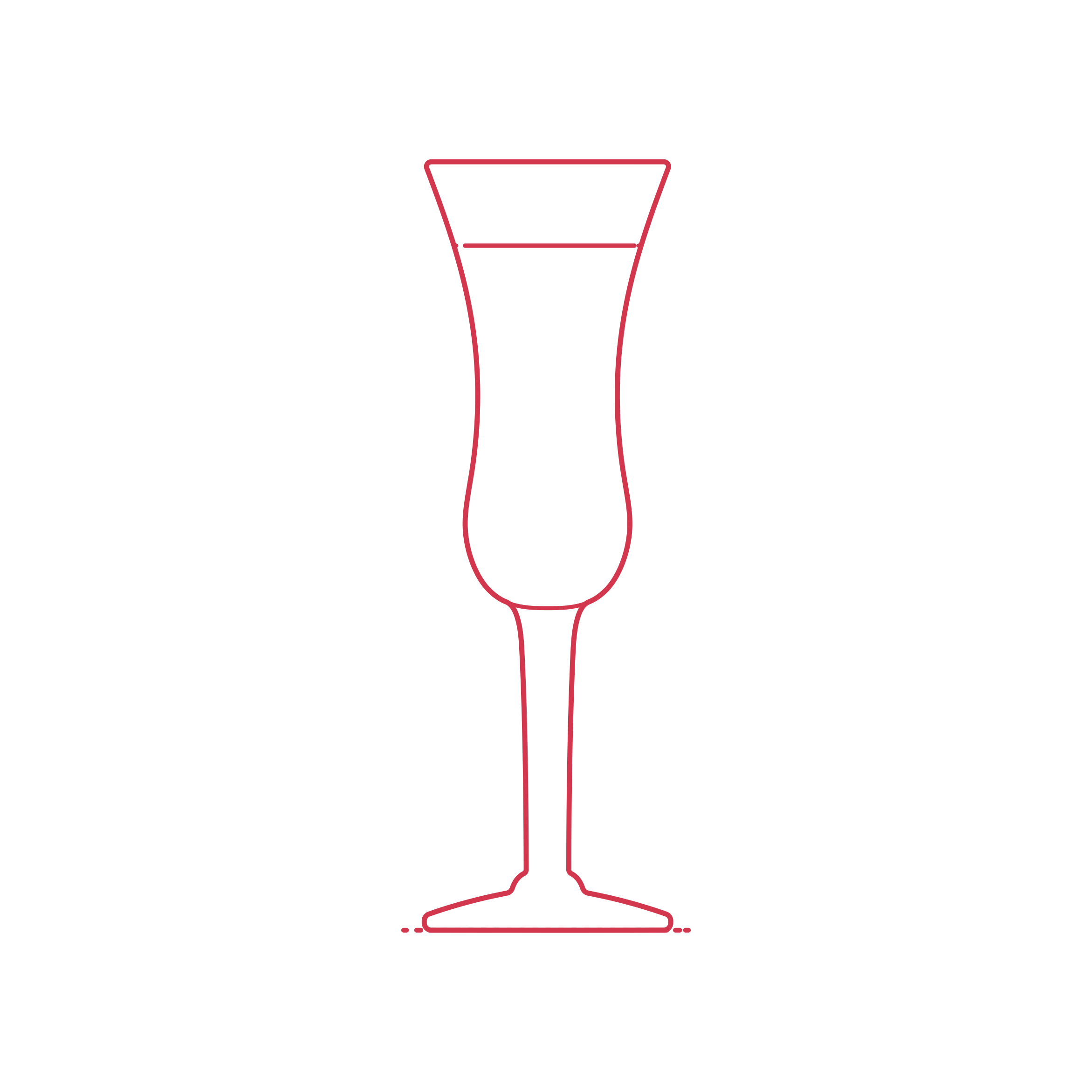 Objects Cocktail Glasses Cordial Glass Line Tracing Svg Vector Free Vectors